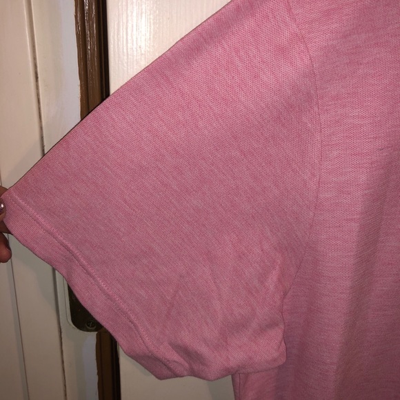 NWT DANIEL CREMIEUX Heather Pink Short Sleeve Polo Shirt - Picture 4 of 8